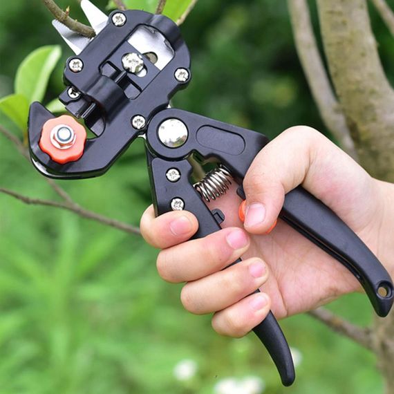 Секатор щеплювальний для гілок 3-10 мм, з 3 ножами / Садовий секатор для обрізання та щеплення дерев | Зображення 5