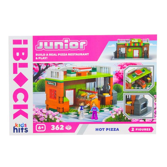 Конструктор "Гаряча піца" KH08/013/4 Junior Kids hits IBLOCK, 362 деталі, в коробці (4897126752892) | Зображення 1