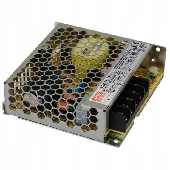 Блок живлення Mean Well LRS-75-12 (72W 6A 12V IP20) Series LRS | Зображення 2