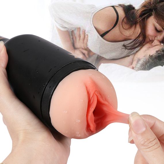 Мастурбато-вагіна пляшка Beer bottle masturbation Cup без вібрації тілесний Sex Aura | Зображення 6