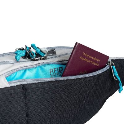 Сумка-бананка Pacsafe Eco Anti-Theft Waist Pack сірий/чорний (41104145) | Зображення 6