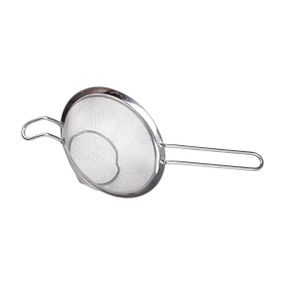 Друшляк-сито з ручкою 16 см дрібнокомірчаста сітка з нержавіючої сталі HP-19-1-16CM