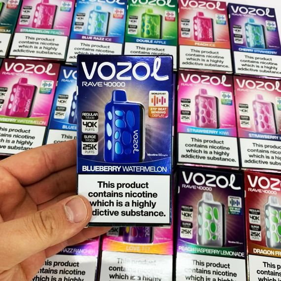 Vozol Rave 40000. Черника Арбуз (Blueberry Watermelon) | Зображення 2