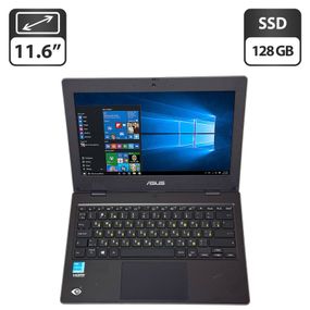 Нетбук Б-клаc Asus BR1100CK / 11.6" (1366x768) TN / Intel Pentium Silver N6000 (4 ядра по 1.1 - 3.1 GHz) / 4 GB DDR3 / 128 GB SSD / Intel UHD Graphics / WebCam / Windows 10 Pro б/в