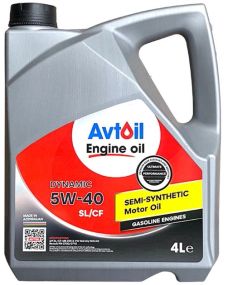 Моторна олива Avtoil Dynamic 5w40 SL/CF 4л