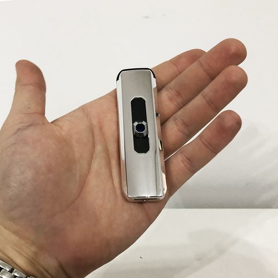 Запальничка електрична, спіральна сенсорна електрична запальничка usb. TM-862 Колір: срібний | Зображення 1