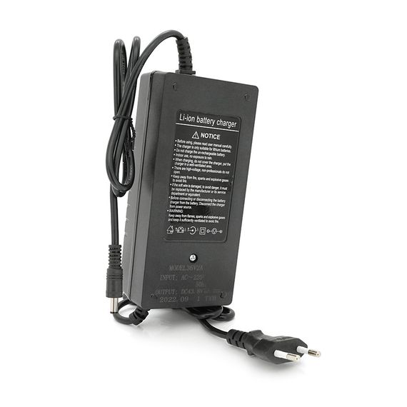 Зарядний пристрій для акумуляторів LiFePo4 36V(43,8V),12S,2A,штекер 5.5*2.5,з індикацією,BOX | Зображення 2