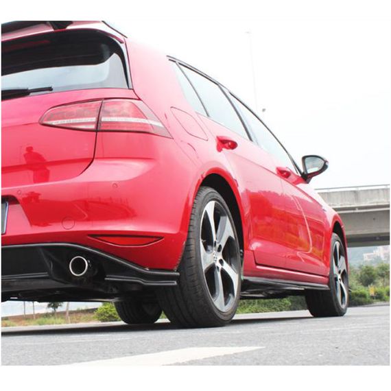 Боковые Пороги (для GTI HB 2012-2017, Карбон) для Volkswagen Golf 7/E-Golf | Зображення 2