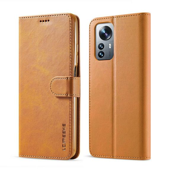 Чохол книжка iMeeke для Xiaomi 12T / 12T Pro колір Коричневий