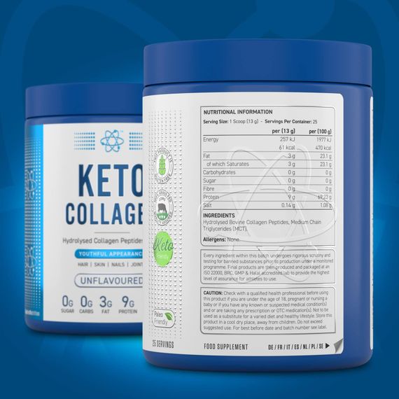 Коллаген Applied Nutrition Keto Protein Powder Hydrolysed Collagen Peptides 325 g | Зображення 1