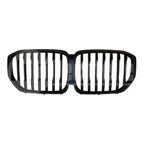 Решетка радиатора BMW X5 G05 19- (мат. чёрн. с отв. камеры), AutoTechteile, 708 5186, 708 5187