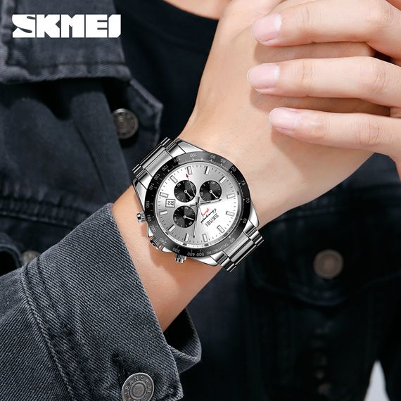 Чоловічий годинник Skmei 9259SISI Silver-Silver | Зображення 2