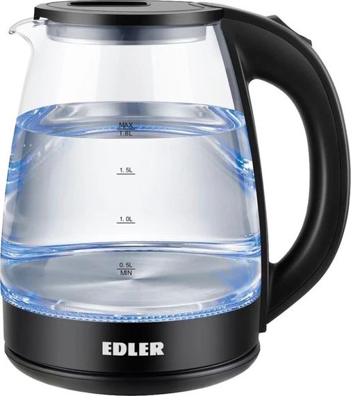 Електрочайник Edler EK5525SSG 1.8 л чорний