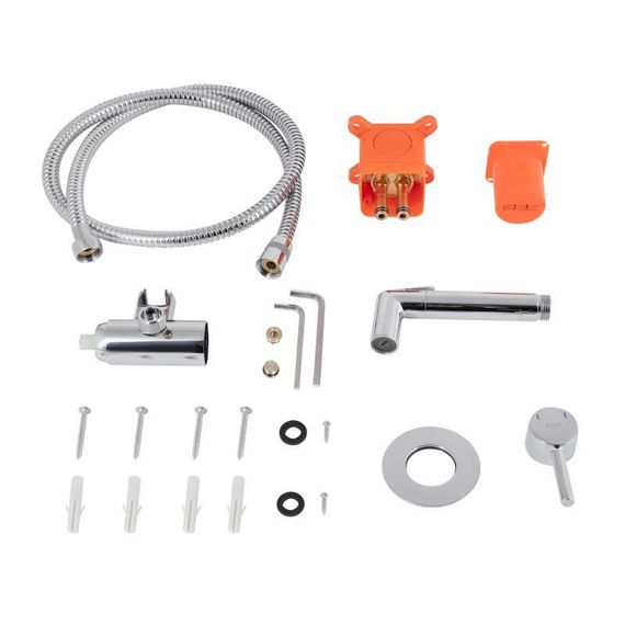 Набор для гигиенического душа Qtap Inspai-Varius округлый QTINSVARCRMV00440001 Chrome | Зображення 5