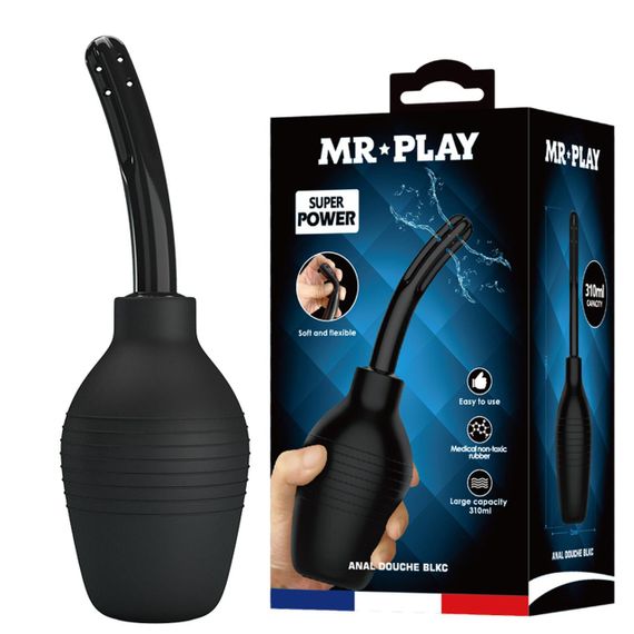 Анальний душ Pretty Love MR PLAY чорний, 310 мл Sex Aura