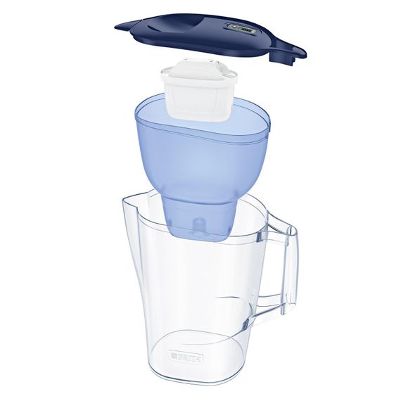 Фільтр-глечик Brita  Aluna Memo + 2 картриджа, 2.4 л (1.4 л очищеної води),білий (1039268) | Зображення 1