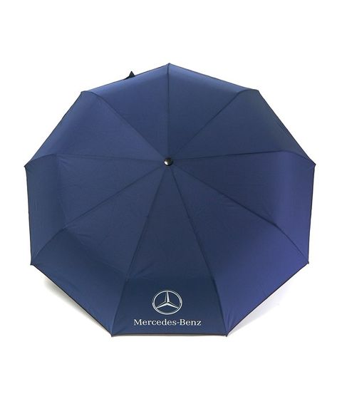 Зонт мужской 02J автомат на 9 спиц с логотипом Mercedes-Benz Синий | Зображення 1