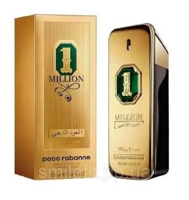 Чоловіча парфумована вода Paco Rabanne 1 Million Golden Oud 100 мл із магнітною стрічкою