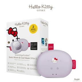 Ультразвукова маска тепло та холод GESKE Sonic Warm&Cool Mask 8в1 by Hello Kitty purple, Фіолетовий
