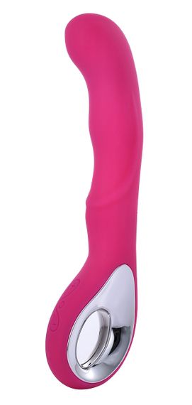 Вибромассажер для точки G Boss Series - Wibrator G-spot 10 functions USB Pink, BS2200054 sexstyle | Зображення 6