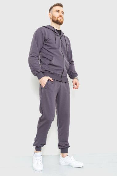 Спорт костюм чоловічий демісезонний, колір сірий, 241R175 | Зображення 2