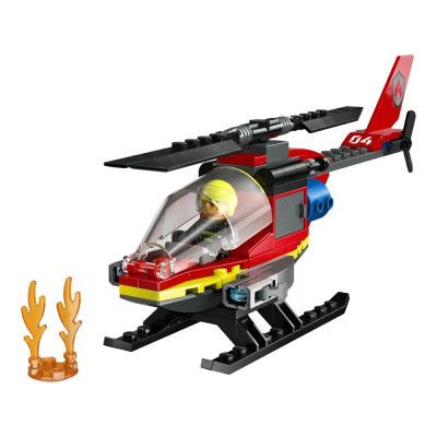 Конструктор LEGO City Пожежний рятувальний гелікоптер 85 деталей (60411) | Зображення 7