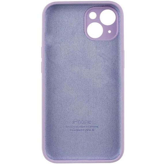 Чохол Silicone Case Full Camera Protective (AA) для Apple iPhone 15 Plus (6.7") Бузковий / Lilac | Зображення 3
