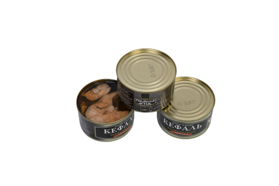 Кефаль натуральная в масле Рыбацкая Артель 230 г | Зображення 1