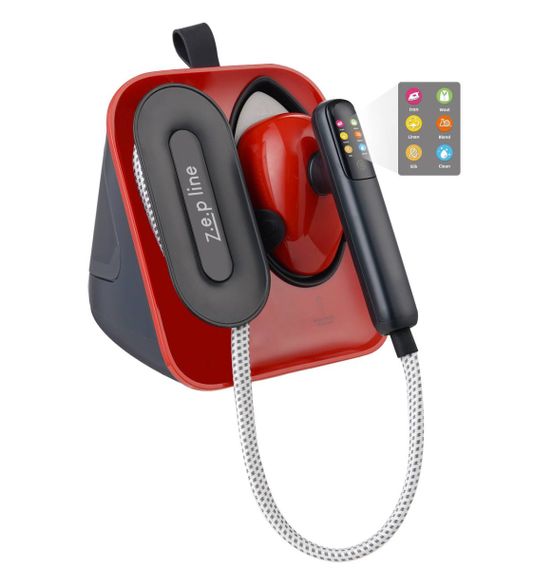 Праска парова ручна Zepline ZP-00222 Red 3000 Вт червона | Зображення 1