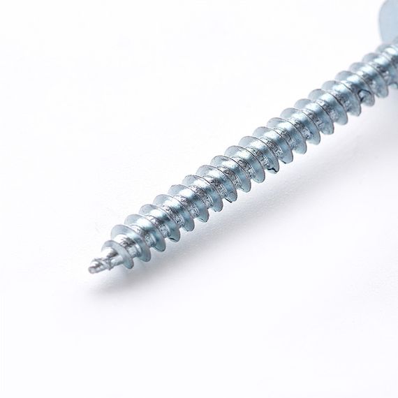 Саморіз з прес-шайбою 4,2*76 гострий цинк білий (пач 50 шт.) APRO 10L4276-21 | Зображення 2