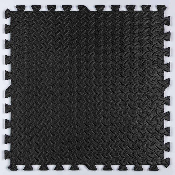 Підлога пазл - модульне покриття для підлоги чорне 600x600x10мм (МР15) SW-00001169 | Зображення 6