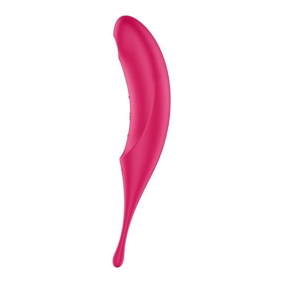 Вібратор для клітора з вакуумною стимуляцією Satisfyer Twirling Pro Red | Зображення 1