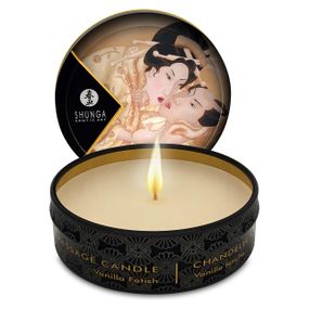 Масажна свічка Shunga Mini Massage Candle – Vanilla Fetish (30 мл) з афродизіаками sexstyle