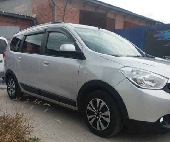 Накладки на арки (4 шт, чорні) для Dacia Lodgy 2012-2022 рр | Зображення 2