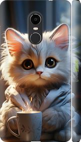 Чохол на Xiaomi Redmi Note 4X Білий кіт "5646m-951-2448"