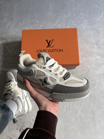 Кросівки Lou1is Vu1it1ton Skate Sneaker White Grey 10009 | Зображення 4