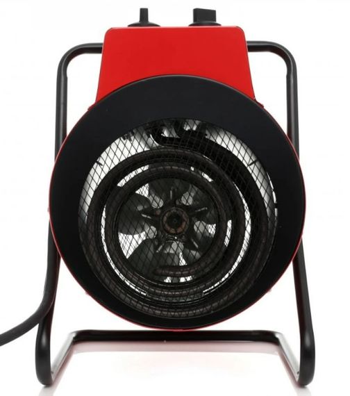 Теплова електрична гармата Kraft Dele 10 кВт, площа обігріву 100 кв.м., червоний, підлоговий (KD11724) | Зображення 4