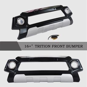 Передня накладка (ABS) для Mitsubishi L200 2015↗ рр.