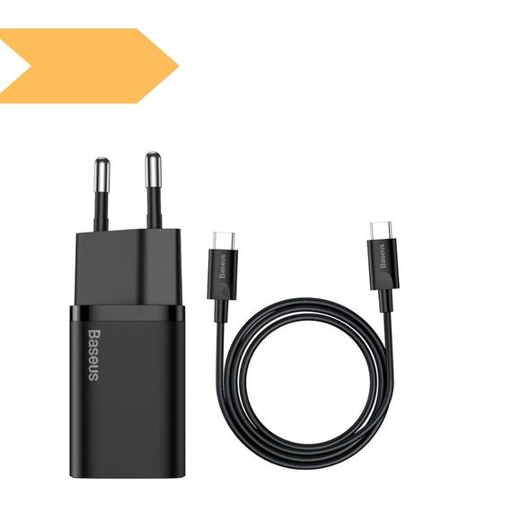 Сетевое Зарядное Устройство XPRO Baseus PD+Type-C 25W TZCCSUP-L черное (33053-01_481)