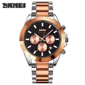 Чоловічий годинник Skmei 9259RGBK Rose Gold-Black