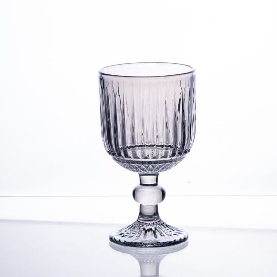 Набір келихів для вина 6 (шт) по 220 (мл) Блакитний HP-19-68 | Зображення 2