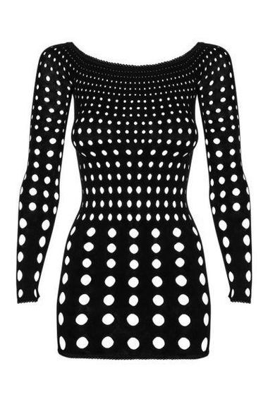 Сукня Obsessive Rocker з перфорацією, чорна, S/M/L sexstyle | Зображення 3