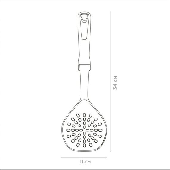 Шумовка Vinzer Assistant 50522 11х34 см черная | Зображення 3