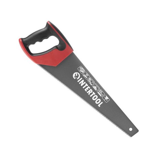 Ножівка для деревини 400 мм, з тефлоновим покриттям INTERTOOL HT-3107