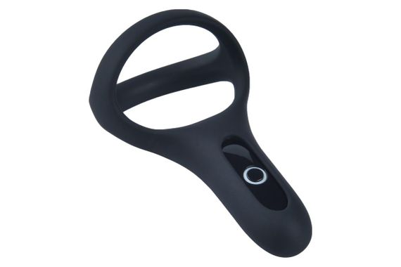 Подвійне ерекційне кільце Fun Town Rise Black, керування зі смартфона Sex Aura | Зображення 2