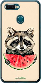 Чохол на Oppo A5S Єнотик з кавуном "4605u-1892-2448"