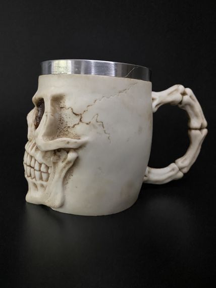 Кружка Череп 400 мл — 3D келих із нержавіючої сталі та епоксидної смоли | Зображення 2