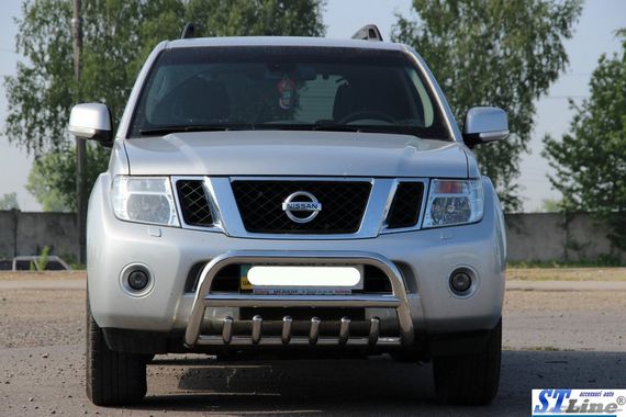 Кенгурятник WT008 (нерж) для Nissan Pathfinder R51 2005-2014 гг | Зображення 3