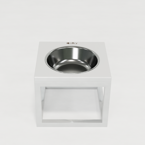 Миска на подставке для больших собак Hollky Base Solo XL (1 × 1,8 л) Solo XL-262620-WHWH | Зображення 6