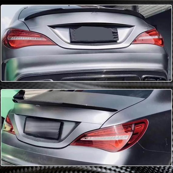 Спойлер V8 (SD, Карбон) для Mercedes CLA C117 2013-2019 гг | Зображення 2